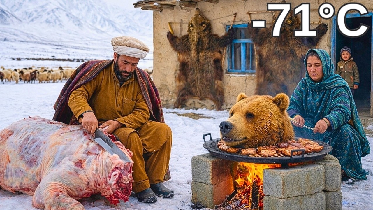 ☠ Survival Beyond Limits. Family survives winter in a remote Afghan highland village Winter Survival