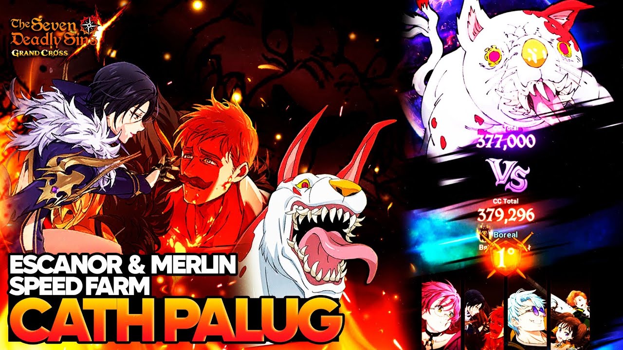 FAST FARM CATH PALLUG!! MAIS UM BOSS QUE O ESCANOR RANDOMIZA!! 7DS GRAND CROSS l THE 7 DEADLY SINS