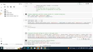 weather forecasting - project module1