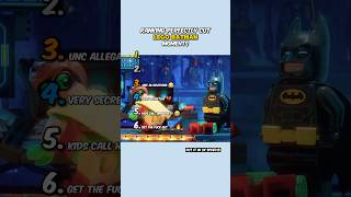 Ranking Lego Batman Moments