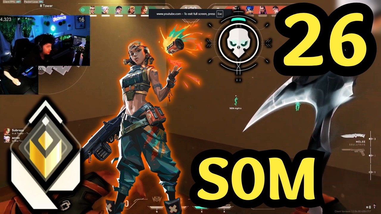 🔥 MVP !!! s0m RAZE 26 KILL DOMINATION — Split MAP 🔥 Valorant VOD