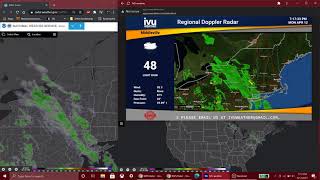 NOAA Broadcast, IVU Weather, NWS radar. Middleville, New York.