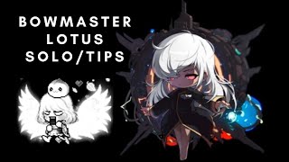 [GMS] Maplestory Bowmaster Normal Lotus Solo/Tips (23k dex)