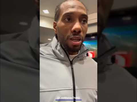 Kawhi Leonard about the improvement of Anthony Edwards after tonight's loss vs T.Wolves