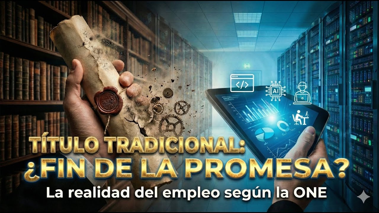 ¿Por qué estudiar lo ‘tradicional’ ya no garantiza empleo? (según la ONE)