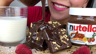 أصوات الأكل الحقيقية لعشاق الشوكولاته   أتحداك ما تجوع    موكبانغ Asmr #105 CHOCOLATE EATING