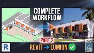 Professional Architectural Workflow: Revit Modeling + Lumion Rendering + PDF Sheets  - Part 2
