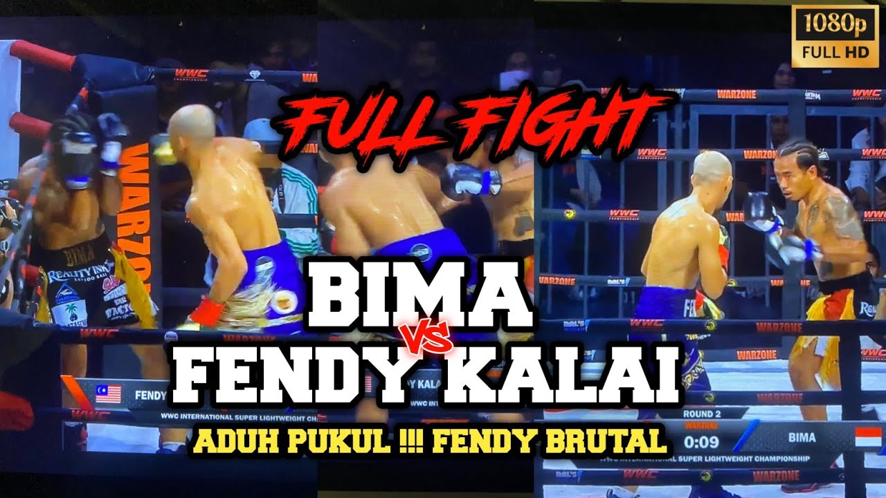 FENDY KALAI VS BIMA FULL FIGHT - WARZONE INDONESIA VS MALAYSIA 