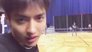 Kris Wu training in Orleans
