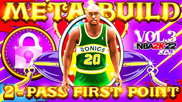 BEST 2 WAY PASS FIRST POINT BUILD ON NBA 2K22! META BUILD SERIES VOL. 3