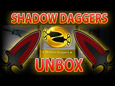 CS:GO SHADOW DAGGERS CRIMSON WEB UNBOXING