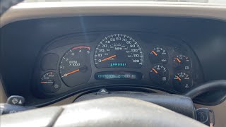 How to fix a gauge cluster showing no activity on a 2003-2007 Classic Silverado / Sierra