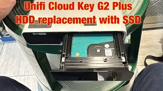Unifi Cloud Key G2 Plus HDD replacement with SSD