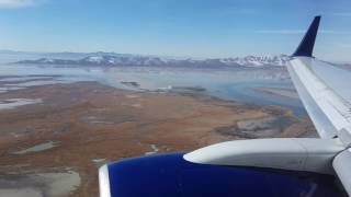 Delta flight 1802 Salt Lake City arrival. 1:32 pm. Boeing 757 Seat 21F 3.2.17.