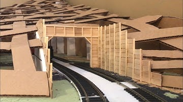 Wooden Tunnel Portals And Retaining Walls