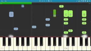 Video thumbnail of "Krept & Konan - Falling - Piano Tutorial - How to play Falling on piano by Krept & Konan"