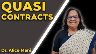 Details QUASI CONTRACTS | Alice Mani | BUSINESS LAW Update