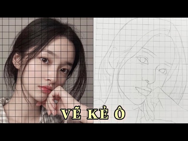 Vẽ Chân Dung Kẻ Ô | Dễ 100% | Vẽ Khuôn Mặt Người | Vẽ Người ✨???? How To Draw  Face - Youtube