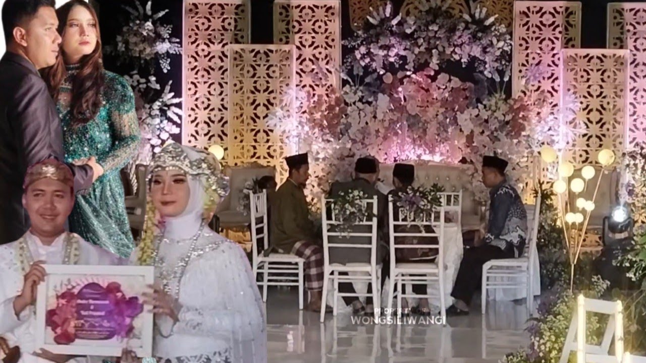 Acara Repsesi Pernikahan Mengucapkan Janji Suci Dua Insan Pasangan Kekasih Neng Yuli Sama Mas Andre