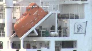 Marines gain control of the M/V Magellan Star from suspected pirates