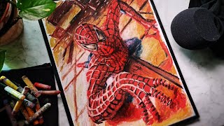 ASMR Drawing Spider-Man (No Talking)