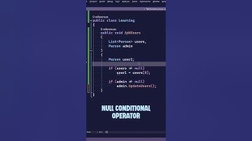 Null Conditional Operator in C# and How to Use It