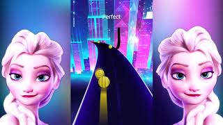 Let It Go but it's played on Dancing Road #Shorts screenshot 5