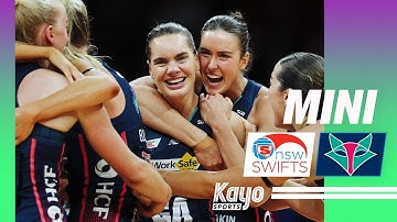 Vixens stun Swifts in EPIC Super Netball semi final 🤯 | Kayo Mini | SSN