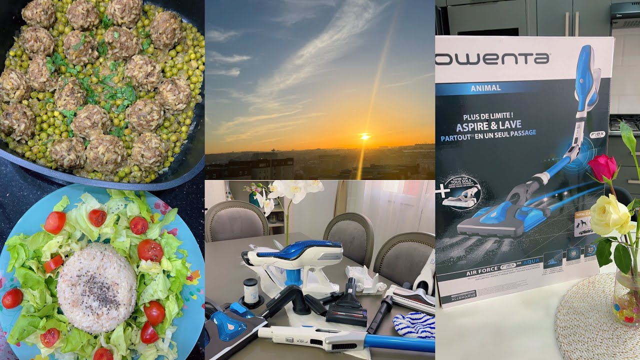 الاسبيراتور لي يسيق وينحي الغبرة بكل مميزاته.وصفة من الوصفات الساهلين Rowenta Air Force flex 560aqua