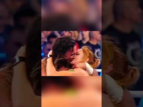 Seth Rollins & Becky Lynch KISS #sethrollins #beckylynch #wwe #wrestling #kiss #love