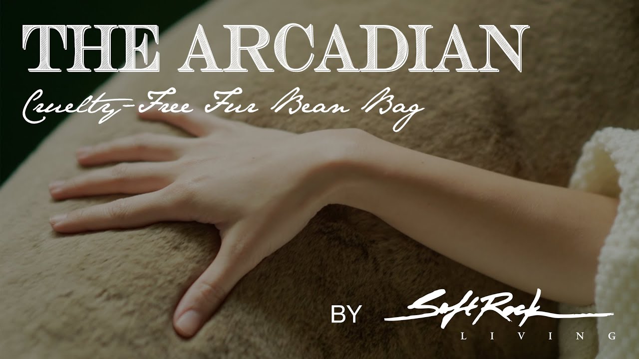 The Arcadian - Cruelty-Free Fur Bean Bag - SoftRock by doob