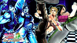 Jolyne & Ermes Vs. Jonathan & Zeppeli Jojos Bizarre Adventure Eyes Of Heaven Ps5 Gameplay