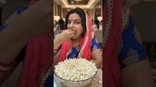 popcorn 🍿 challenge #shortvideo #trendingvideo #viralvideo #asmr  #mukbang
