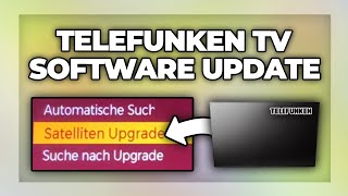 Telefunken TV Software Update & Update - Tutorial