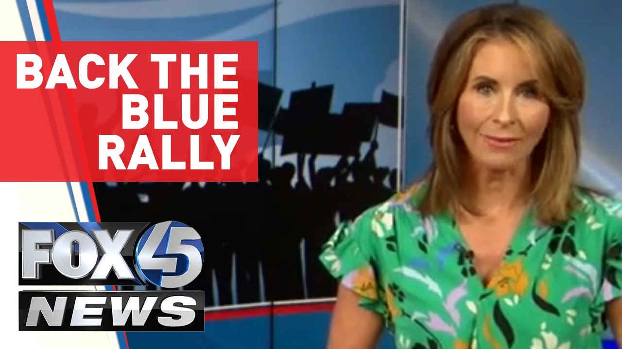 Police chief speaks out at "Back the Blue" Rally