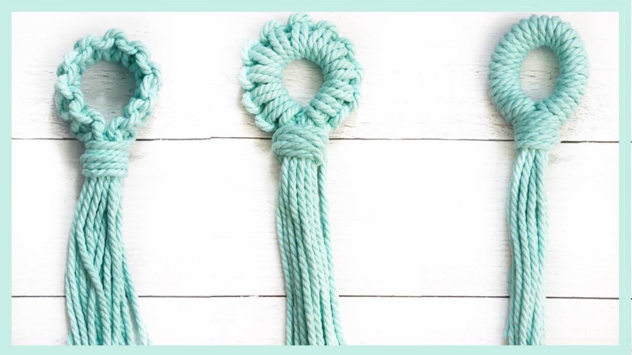 3 Ways to Start a Macrame Plant Hanger with NO RING YouTube
