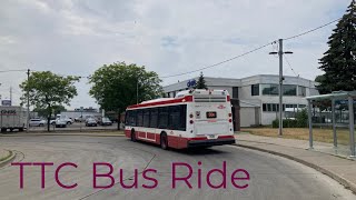Very Short Toronto TTC Bus Ride on Route 30 High Park 07/05/2022