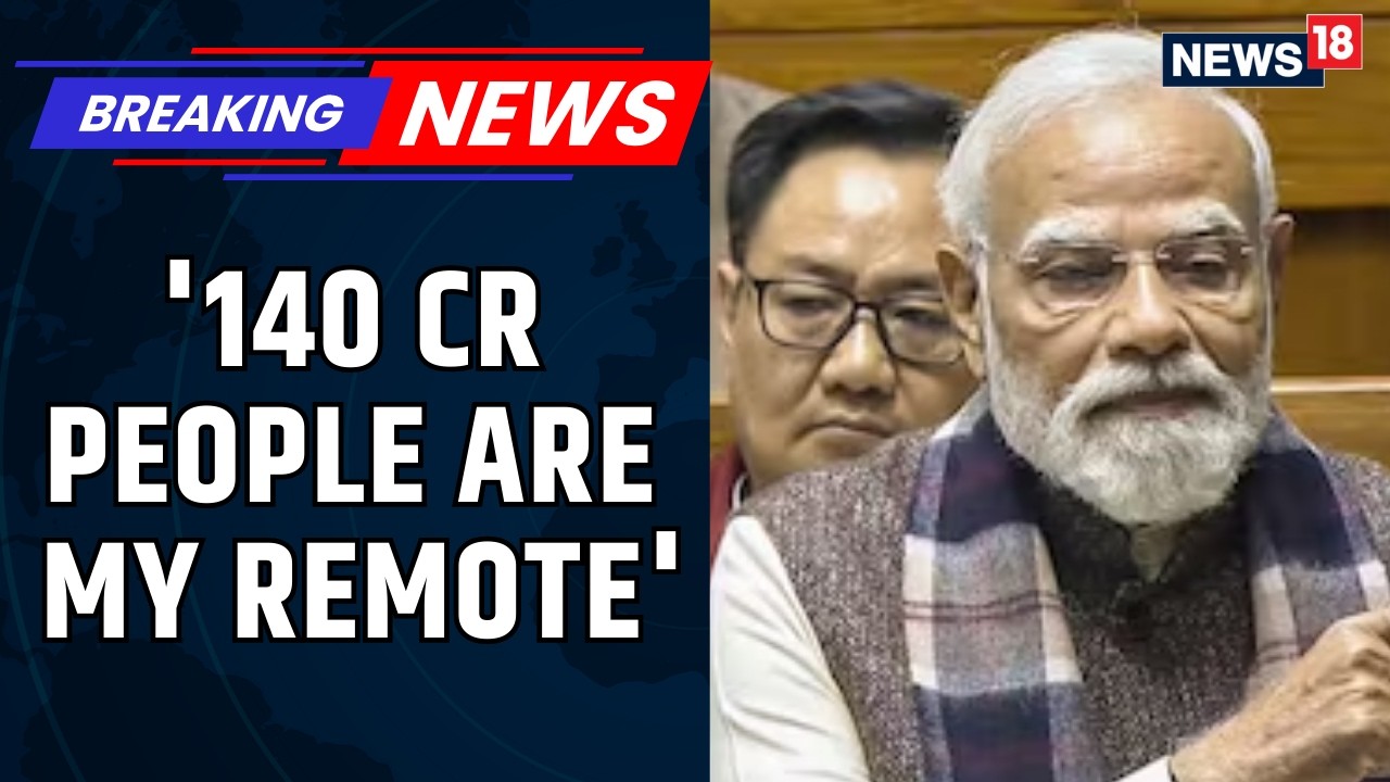 PM Modi Says People of India Are His ‘Remote’, Attacks Congress Over Governance Model | News18