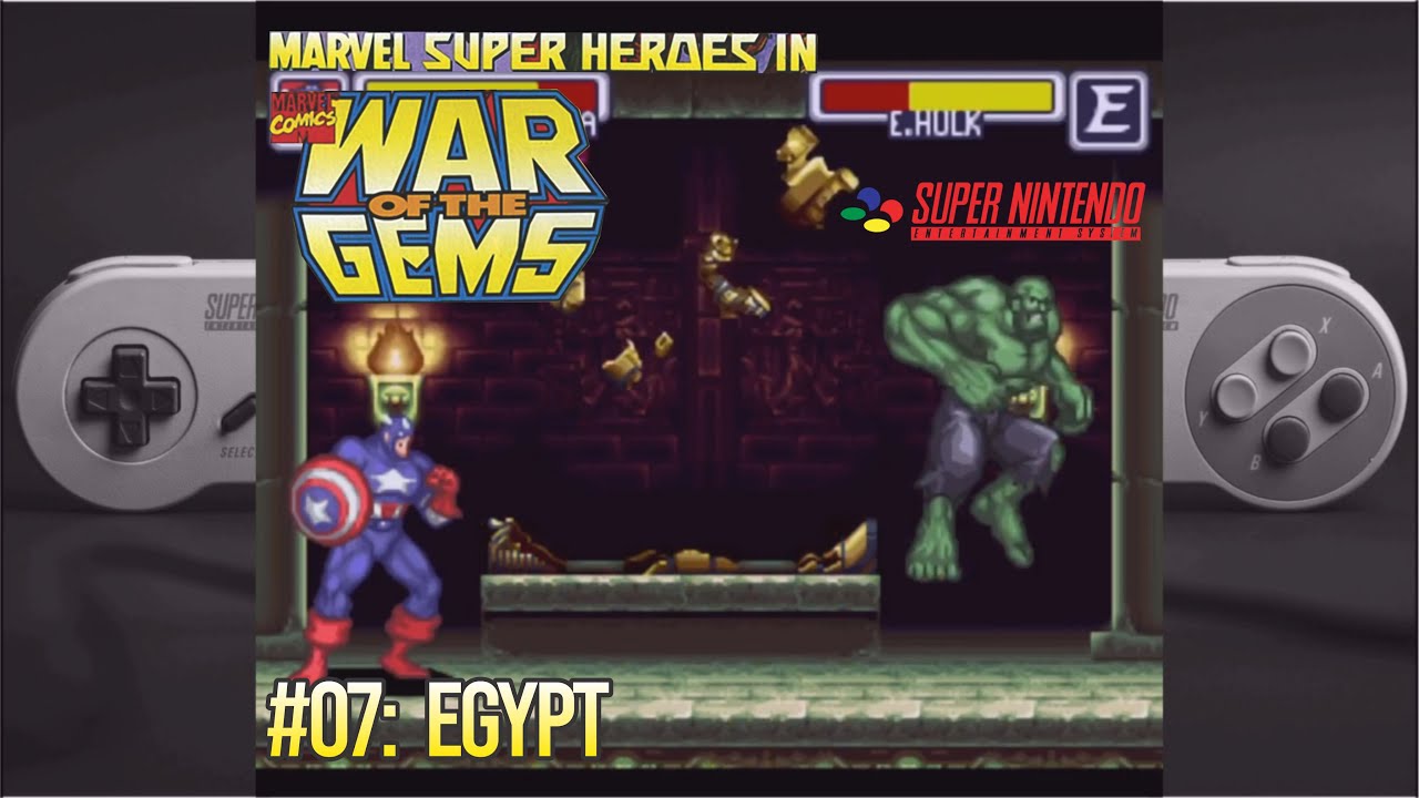 Marvel Super Heroes: War of the Gems (SNES) - Level 7: Egypt