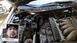 Changing the oil and fluids on my 1994 Acura Vigor