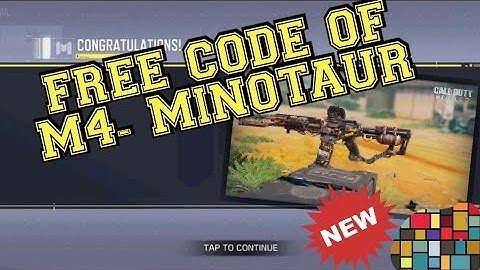 CODM | FREE M4-MINOTAUR CODE