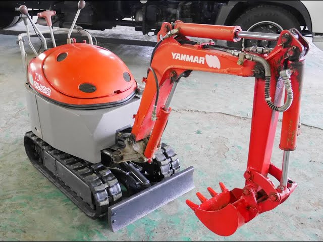 ヤンマー　T5　1トンクラス　てんとう虫　2wayパターン　508ｈ　マイクロミニ油圧ショベル　ユンボ　バックホー　茨城県　T27 ヤンマー T3 てんとう虫 実働品 ミニユンボ ミニショベル - YouTube