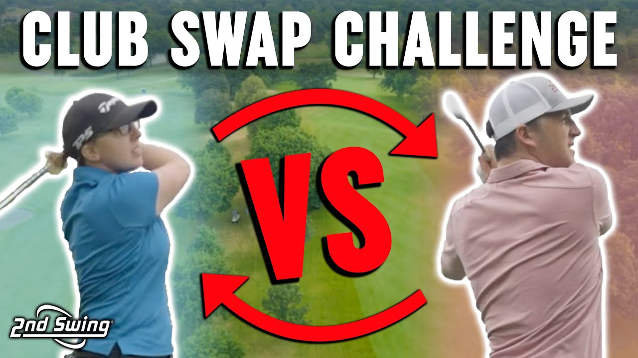 Swap Clubs Golf Challenge Drew and Jackie Swap Golf Clubs YouTube