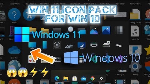 Windows 11 Icon Pack for Win 10 😱⚡how to apply win11 icons in win10? #Windows11 #Windows10 #Iconpack