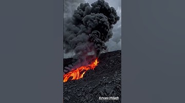 Volcano Eruption Captured by AI – Unreal Natural Power!