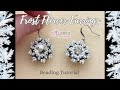 Frost Flower Earrings beading tutorial | Pearlessence Collection Lite from Eureka Crystal Beads