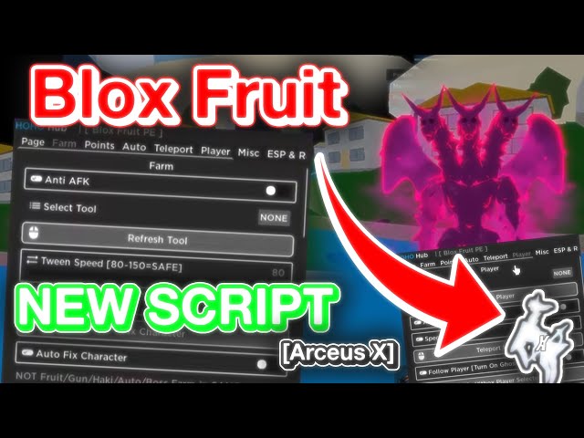 Blox Fruit Script arceus x  New Blox Fruit Script Pastebin 2021 