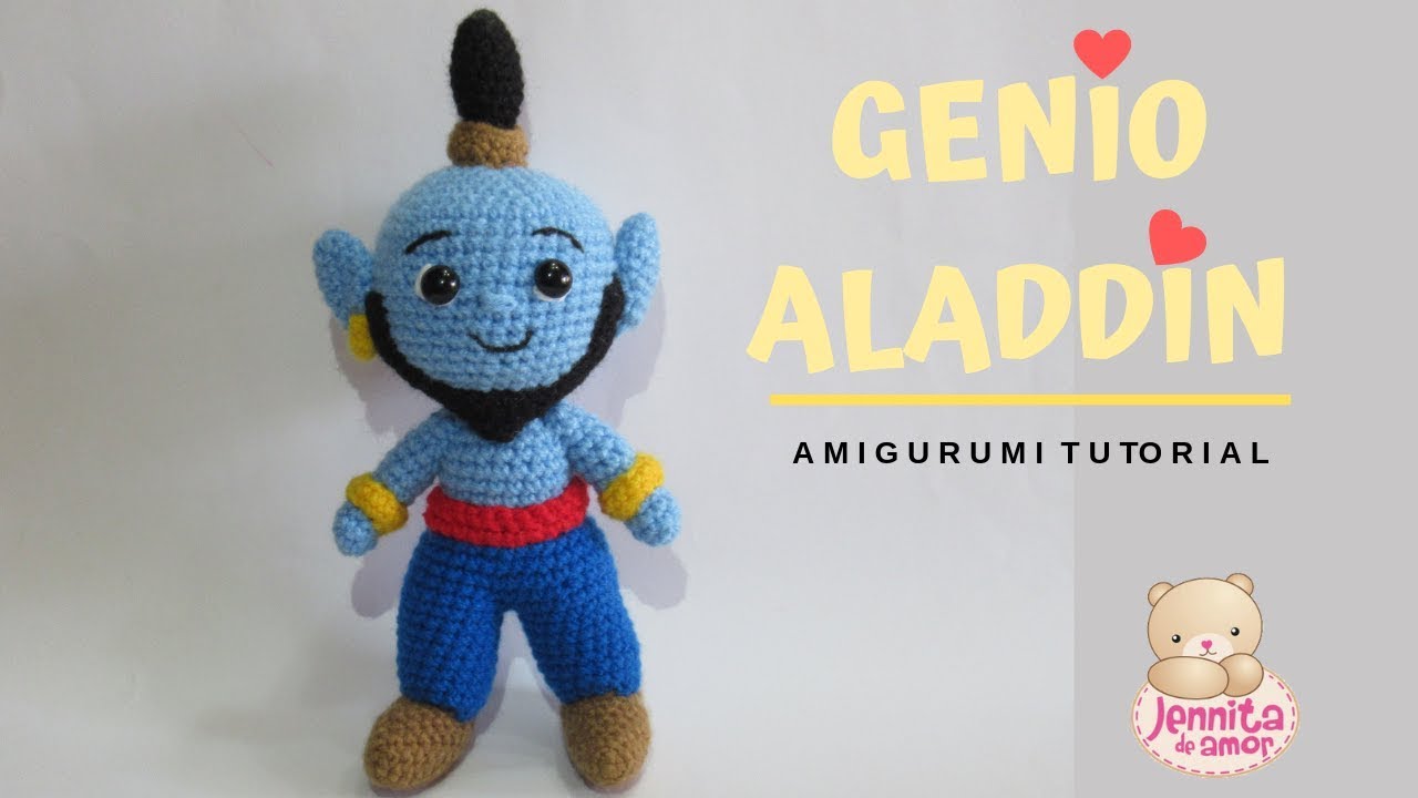 peluche genio aladdin