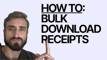 How To Bulk Download Receipts from Email
