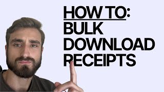 How To Bulk Download Receipts from Email